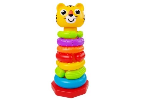 Piramidka dla Niemowlaka Obręcze LEAN Toys Piramidka dla Niemowlaka Obręcze LEAN Toys