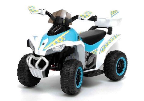 Quad na Akumulator GTS1188-A Biały Policyjny LEAN CARS Quad na Akumulator GTS1188-A Biały Policyjny LEAN CARS