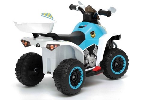 Quad na Akumulator GTS1188-A Biały Policyjny LEAN CARS Quad na Akumulator GTS1188-A Biały Policyjny LEAN CARS