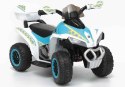 Quad na Akumulator GTS1188-A Biały Policyjny LEAN CARS