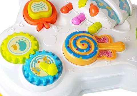 Stolik Edukacyjny Urodzinowy Słodycze z Dźwiękami dla Niemowlaka LEAN Toys Stolik Edukacyjny Urodzinowy Słodycze z Dźwiękami dla Niemowlaka LEAN Toys
