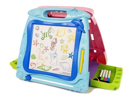 Tablica do Rysowania Dwustronna Pisaki Magnesy LEAN Toys Tablica do Rysowania Dwustronna Pisaki Magnesy LEAN Toys