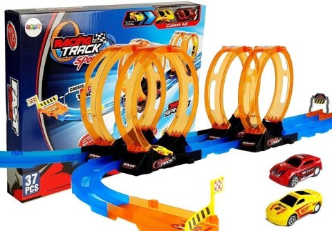 Tor dla resoraków z pętlami LEAN Toys Tor dla resoraków z pętlami LEAN Toys
