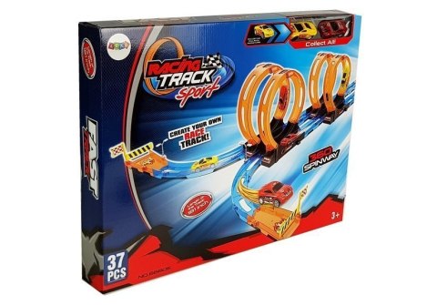 Tor dla resoraków z pętlami LEAN Toys Tor dla resoraków z pętlami LEAN Toys