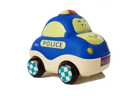 Zestaw Autek Policja Ambulans dla Niemowlaka z Napędem 4el LEAN Toys Zestaw Autek Policja Ambulans dla Niemowlaka z Napędem 4el LEAN Toys