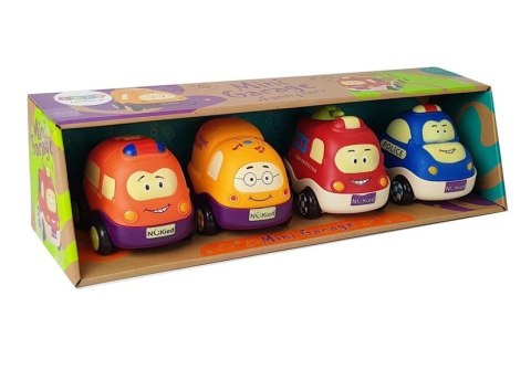 Zestaw Autek Policja Ambulans dla Niemowlaka z Napędem 4el LEAN Toys Zestaw Autek Policja Ambulans dla Niemowlaka z Napędem 4el LEAN Toys