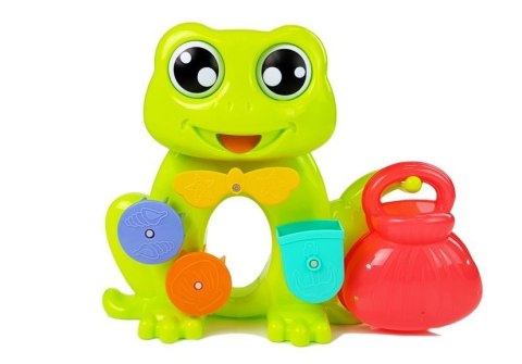Zestaw Do Kąpieli Wodospad Żaba + Wiaderka LEAN Toys Zestaw Do Kąpieli Wodospad Żaba + Wiaderka LEAN Toys