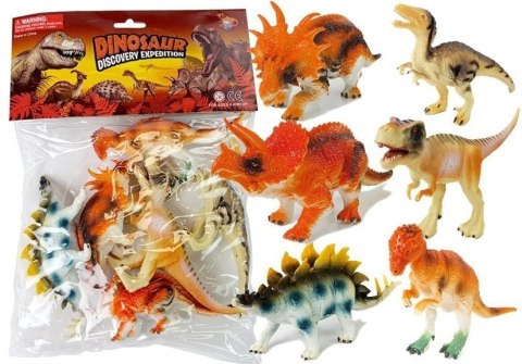 Zestaw Figurki Dinozaurów 10 cm 6 sztuk LEAN Toys Zestaw Figurki Dinozaurów 10 cm 6 sztuk LEAN Toys