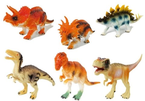 Zestaw Figurki Dinozaurów 10 cm 6 sztuk LEAN Toys Zestaw Figurki Dinozaurów 10 cm 6 sztuk LEAN Toys