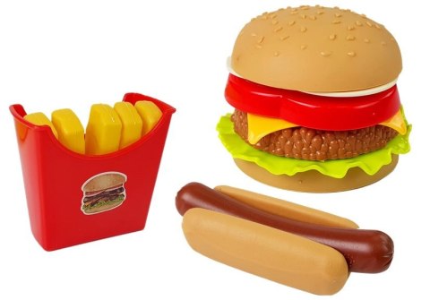 Zestaw Hamburger z Artykułami Spożywczymi Fast Food LEAN Toys Zestaw Hamburger z Artykułami Spożywczymi Fast Food LEAN Toys