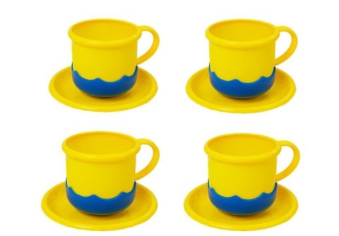 Zestaw Naczyń Plastikowych Mały Kucharz Garnki LEAN Toys Zestaw Naczyń Plastikowych Mały Kucharz Garnki LEAN Toys