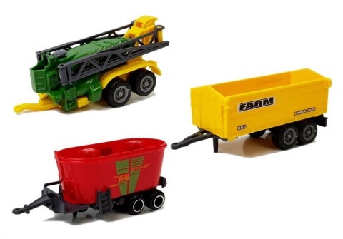 Zestaw Pojazdów Rolniczych Traktory Przyczepy z Figurkami Zwierząt LEAN Toys Zestaw Pojazdów Rolniczych Traktory Przyczepy z Figurkami Zwierząt LEAN Toys