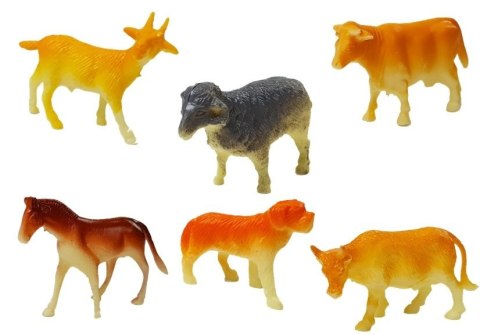 Zestaw Pojazdów Rolniczych Traktory Przyczepy z Figurkami Zwierząt LEAN Toys Zestaw Pojazdów Rolniczych Traktory Przyczepy z Figurkami Zwierząt LEAN Toys