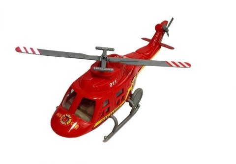 Zestaw Pojazdów Straż Pożarna Helikopter Motor Światło Dźwięki LEAN Toys Zestaw Pojazdów Straż Pożarna Helikopter Motor Światło Dźwięki LEAN Toys