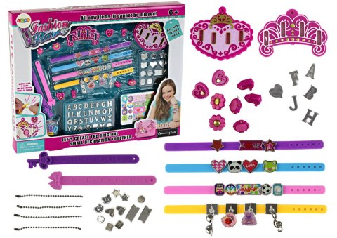 Zestaw do Biżuterii Bransoletek Zawieszek Literki DIY LEAN Toys Zestaw do Biżuterii Bransoletek Zawieszek Literki DIY LEAN Toys