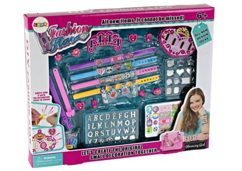 Zestaw do Biżuterii Bransoletek Zawieszek Literki DIY LEAN Toys Zestaw do Biżuterii Bransoletek Zawieszek Literki DIY LEAN Toys