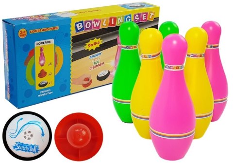 Zestaw do Gry w Kręgle Kolorowy 6szt Świeci LEAN Toys Zestaw do Gry w Kręgle Kolorowy 6szt Świeci LEAN Toys