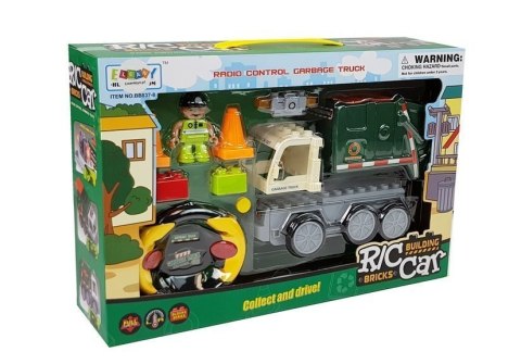Auto Śmieciarka Zdalnie Sterowana R/C LEAN Toys Auto Śmieciarka Zdalnie Sterowana R/C LEAN Toys