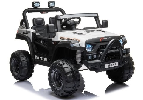 Auto na Akumulator BBH-016 Biały LEAN CARS Auto na Akumulator BBH-016 Biały LEAN CARS