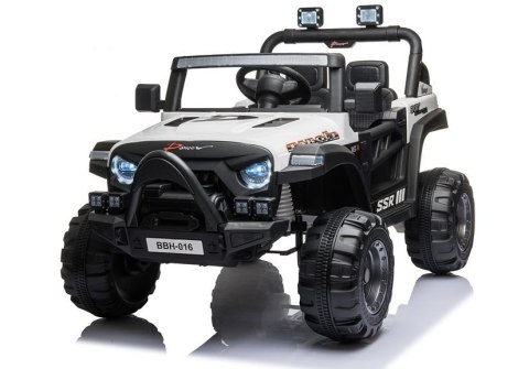 Auto na Akumulator BBH-016 Biały LEAN CARS Auto na Akumulator BBH-016 Biały LEAN CARS