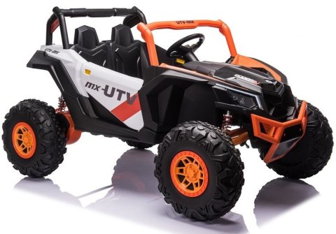 Auto na Akumulator Buggy UTV-MX Pomarańczowo-Biały LEAN CARS Auto na Akumulator Buggy UTV-MX Pomarańczowo-Biały LEAN CARS