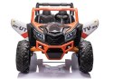 Auto na Akumulator Buggy UTV-MX Pomarańczowo-Biały LEAN CARS