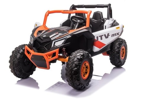 Auto na Akumulator Buggy UTV-MX Pomarańczowo-Biały LEAN CARS Auto na Akumulator Buggy UTV-MX Pomarańczowo-Biały LEAN CARS