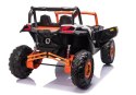 Auto na Akumulator Buggy UTV-MX Pomarańczowo-Biały LEAN CARS