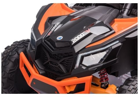Auto na Akumulator Buggy UTV-MX Pomarańczowo-Biały LEAN CARS Auto na Akumulator Buggy UTV-MX Pomarańczowo-Biały LEAN CARS