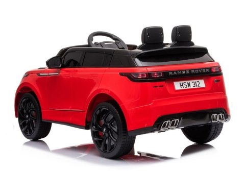 Auto na Akumulator Range Rover Czerwony Lakier LEAN CARS Auto na Akumulator Range Rover Czerwony Lakier LEAN CARS