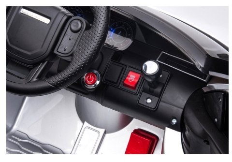 Auto na Akumulator Range Rover Srebrny Lakier LEAN CARS Auto na Akumulator Range Rover Srebrny Lakier LEAN CARS
