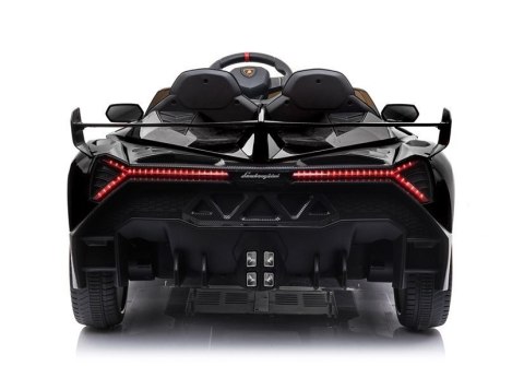 Auto na akumulator Lamborghini Veneno Czarny LEAN CARS Auto na akumulator Lamborghini Veneno Czarny LEAN CARS