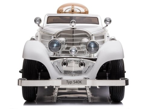Auto na akumulator Mercedes 540K Biały LEAN CARS Auto na akumulator Mercedes 540K Biały LEAN CARS