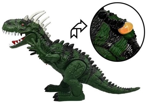 Dinozaur Zielony na Baterie Porusza się z Projektorem Dźwiękiem LEAN Toys Dinozaur Zielony na Baterie Porusza się z Projektorem Dźwiękiem LEAN Toys