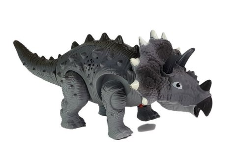 Dinozaur na Baterie Triceratops Szary LEAN Toys Dinozaur na Baterie Triceratops Szary LEAN Toys