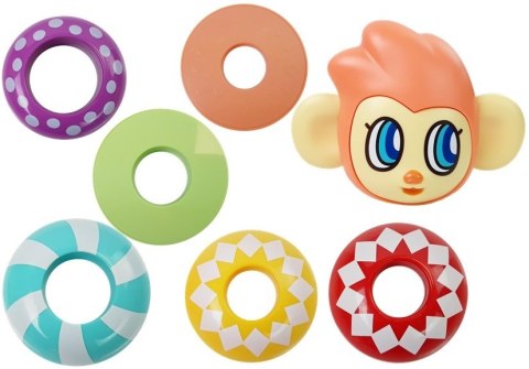 Edukacyjna Piramidka Małpka z Dźwiękami, Nauka Liczb LEAN Toys Edukacyjna Piramidka Małpka z Dźwiękami, Nauka Liczb LEAN Toys