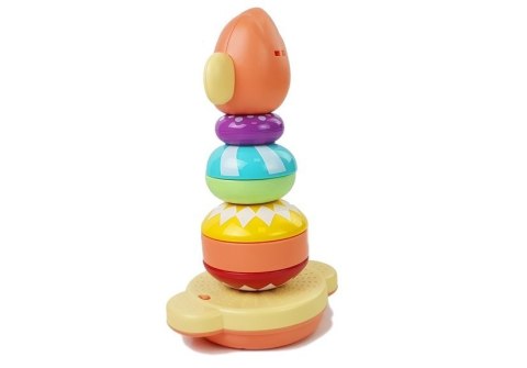 Edukacyjna Piramidka Małpka z Dźwiękami, Nauka Liczb LEAN Toys Edukacyjna Piramidka Małpka z Dźwiękami, Nauka Liczb LEAN Toys