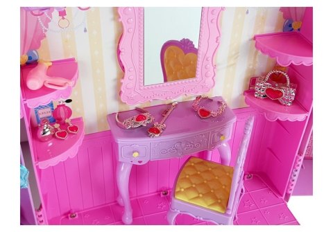 Garderoba ze Światłem i Lustrem Lalka 26 cm Zestaw Ubrań Akcesoria LEAN Toys Garderoba ze Światłem i Lustrem Lalka 26 cm Zestaw Ubrań Akcesoria LEAN Toys