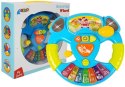 Interaktywna Kierownica Dla Niemowląt Pianinko Dźwięk Światła LEAN Toys