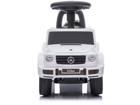 Jeździk Mercedes G-Class 652 Biały Dźwięk Klaksonu Silnika LEAN CARS Jeździk Mercedes G-Class 652 Biały Dźwięk Klaksonu Silnika LEAN CARS