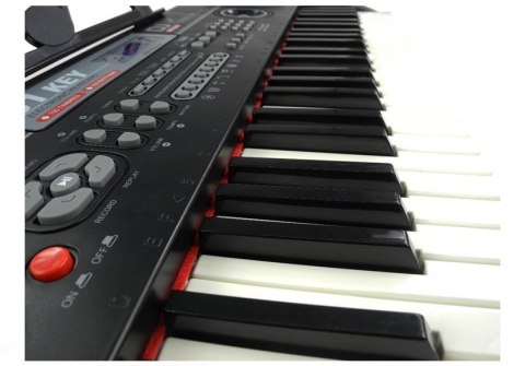 Keyboard Organy 328-06 Mikrofon Zasilacz Czarny LEAN Toys Keyboard Organy 328-06 Mikrofon Zasilacz Czarny LEAN Toys
