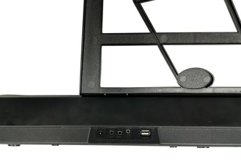 Keyboard Organy 328-06 Mikrofon Zasilacz Czarny LEAN Toys Keyboard Organy 328-06 Mikrofon Zasilacz Czarny LEAN Toys