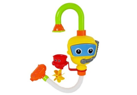 Kolorowy Robot Nurek Do Kąpieli Wodospad Kubeczki LEAN Toys Kolorowy Robot Nurek Do Kąpieli Wodospad Kubeczki LEAN Toys