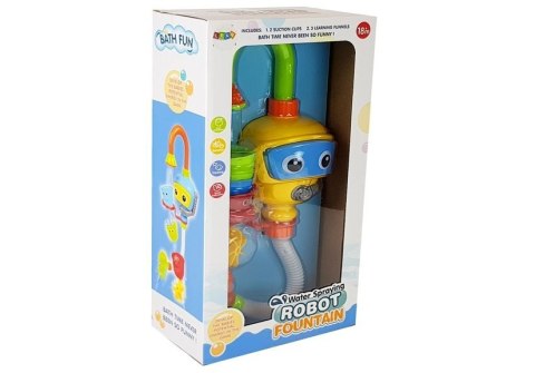 Kolorowy Robot Nurek Do Kąpieli Wodospad Kubeczki LEAN Toys Kolorowy Robot Nurek Do Kąpieli Wodospad Kubeczki LEAN Toys