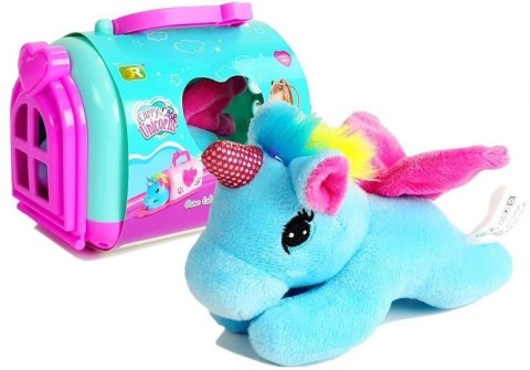 Kucyk Jednorożec Konik z Transporterem Maskotka w Walizce LEAN Toys Kucyk Jednorożec Konik z Transporterem Maskotka w Walizce LEAN Toys