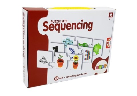Puzzle Edukacyjne Układanka Nauka 10 Połączeń LEAN TOYS Puzzle Edukacyjne Układanka Nauka 10 Połączeń LEAN TOYS