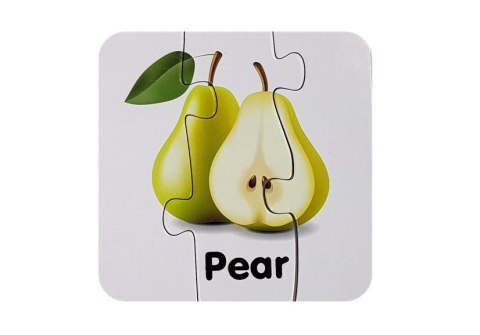Puzzle Edukacyjne Układanka Owoce 10 Połączeń LEAN Toys Puzzle Edukacyjne Układanka Owoce 10 Połączeń LEAN Toys