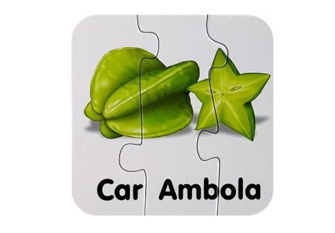 Puzzle Edukacyjne Układanka Owoce 10 Połączeń LEAN Toys Puzzle Edukacyjne Układanka Owoce 10 Połączeń LEAN Toys