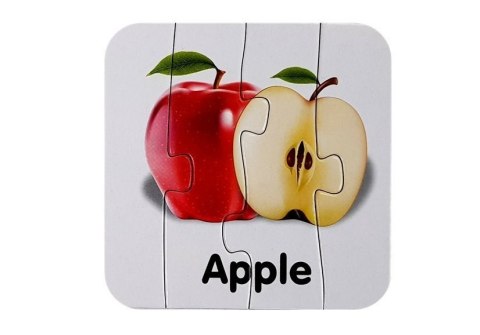 Puzzle Edukacyjne Układanka Owoce 10 Połączeń LEAN Toys Puzzle Edukacyjne Układanka Owoce 10 Połączeń LEAN Toys