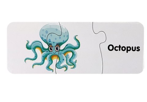 Puzzle Edukacyjne Układanka Świat Oceanów 10 Połączeń LEAN TOYS Puzzle Edukacyjne Układanka Świat Oceanów 10 Połączeń LEAN TOYS